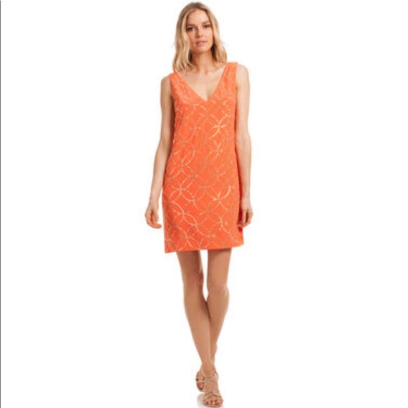 Trina Turk Dresses & Skirts - 🔴SALE🔴 Trina Turk Orange & Gold Mini Sally Dress, 0
